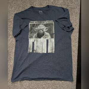 Star Wars Yoda Graphic Tee - Dark Gray